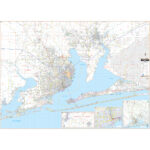 Pensacola & Milton, Fl Wall Mapkappa   The Map Shop In Map Of Pensacola Florida Area