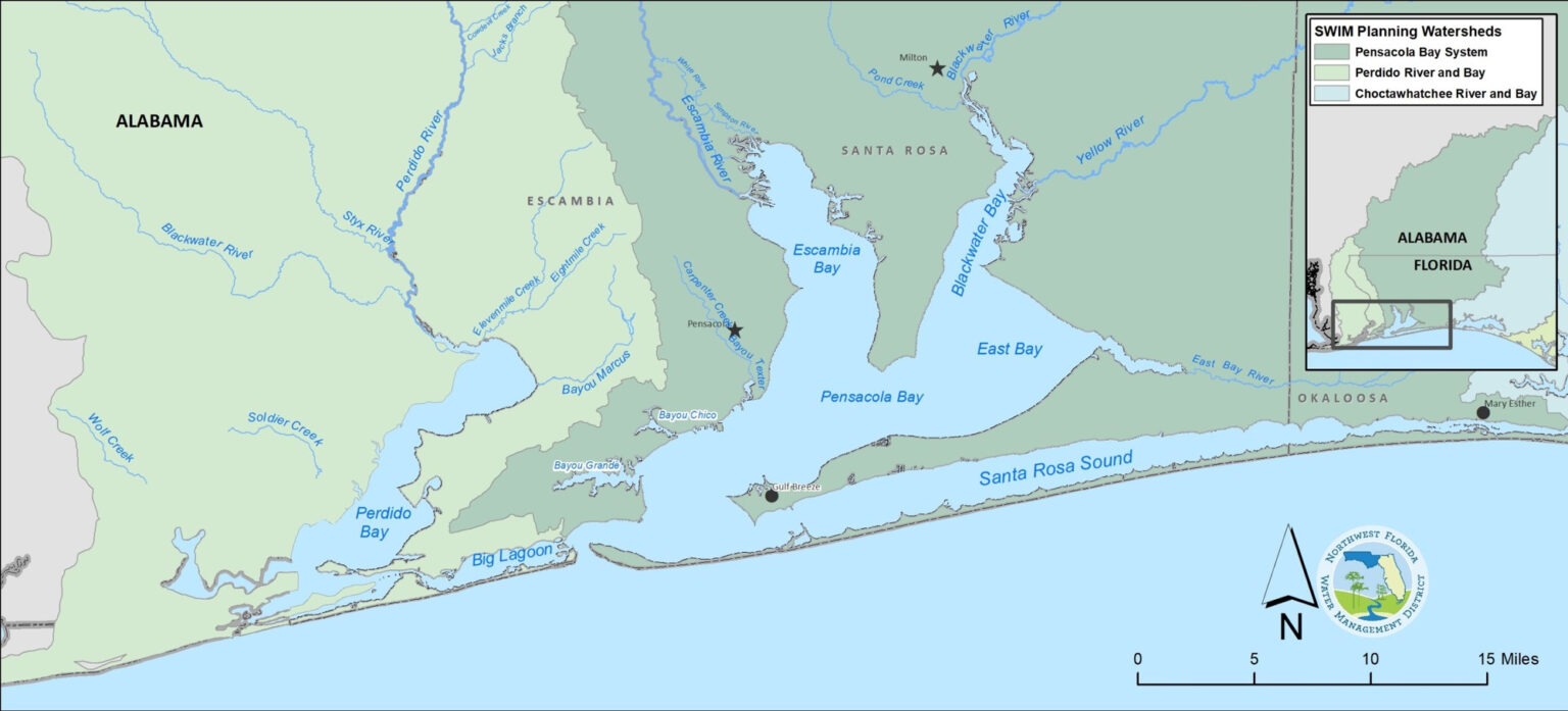 Where Is Pensacola On The Map Of Florida Maps Of Florida Pensacola Perdido Bays Estuary Program Intended For Where Is Pensacola On The Map Of Florida 1536x697 