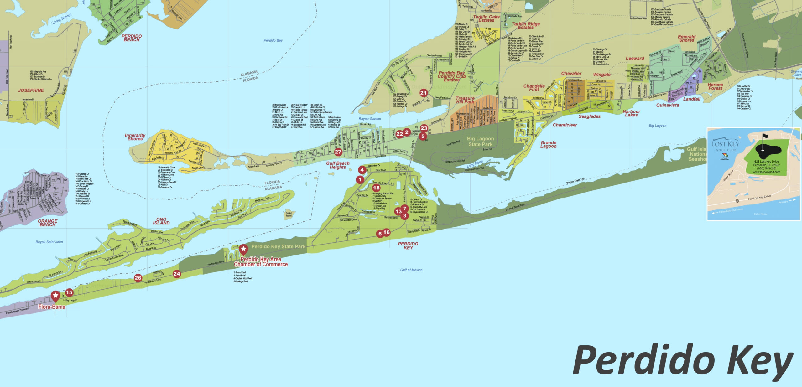 Perdido Key Map | Florida, U.s. | Detailed Maps Of Perdido Key intended for Map Of Perdido Key Florida