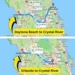 Plan Your Trip To The Manatee Capital Of The World: A 3 Day Regarding Map Of Crystal Beach Florida