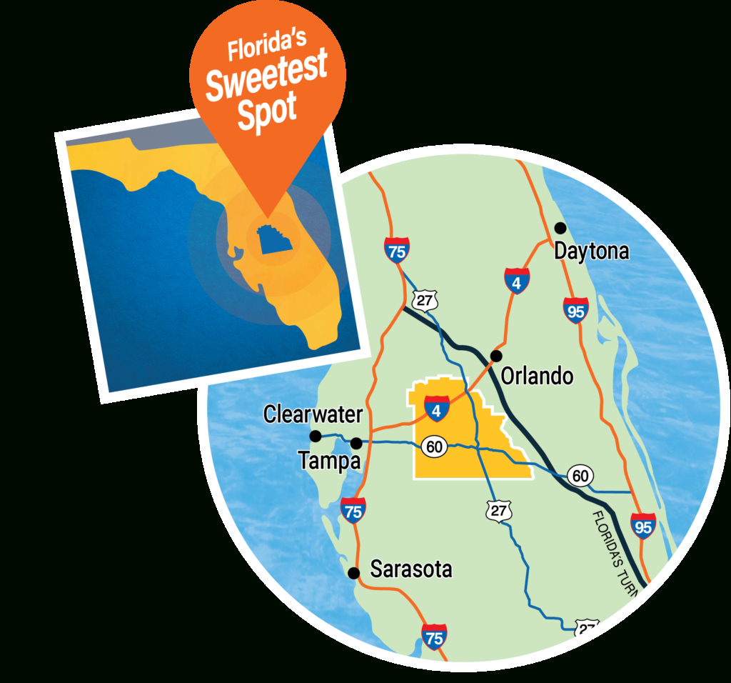 Polk County - Between Tampa &amp;amp; Orlando - Visit Central Florida with regard to Map Of Polk City Florida