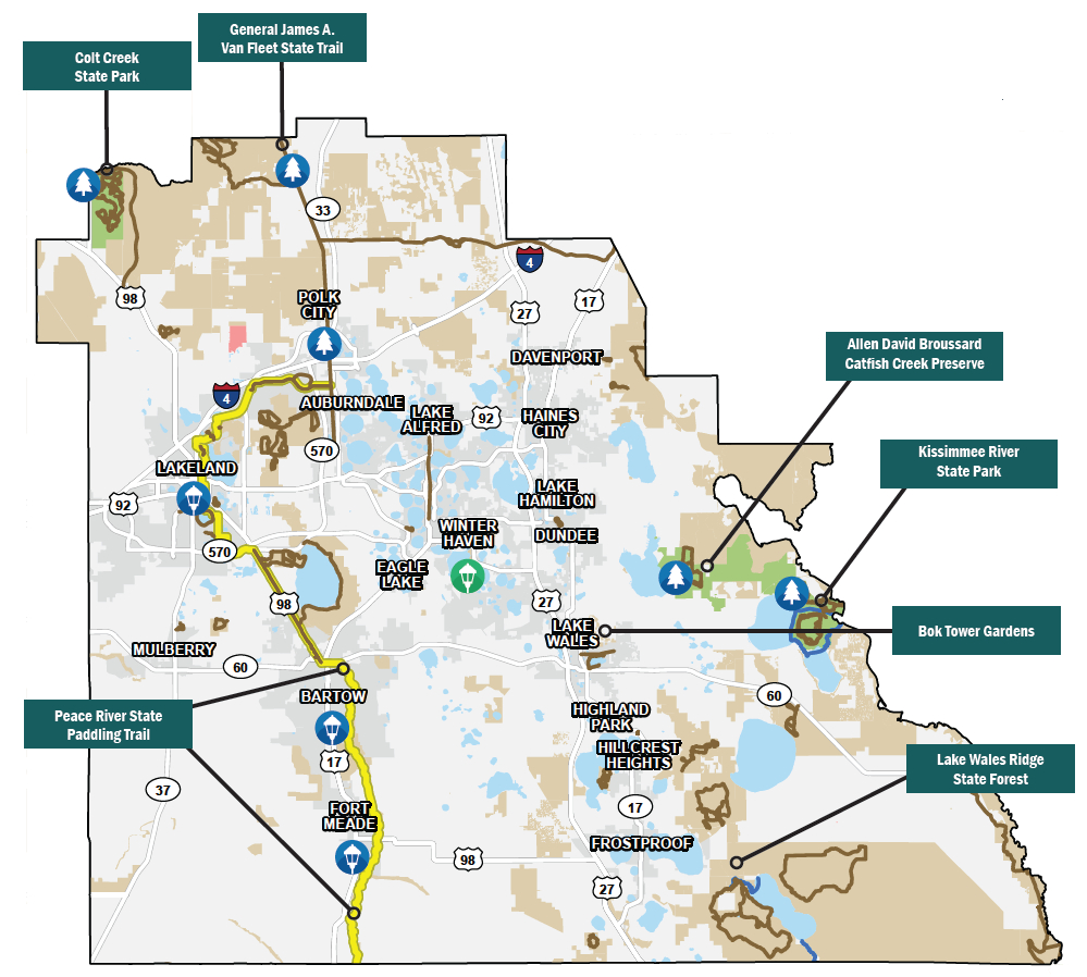 Polk County – Collier To Polk Regional Trail throughout Map Of Polk City Florida