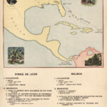 Ponce De Leon And Balboa | Library Of Congress Inside Map Of Ponce De Leon Florida