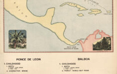 Ponce De Leon And Balboa | Library Of Congress inside Map Of Ponce De Leon Florida