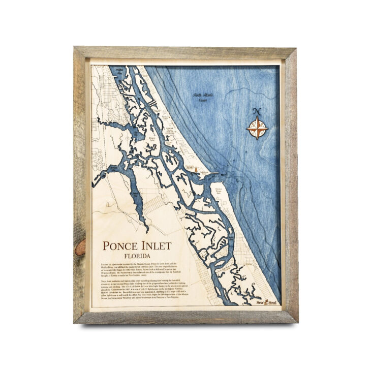 Map of Ponce Inlet Florida