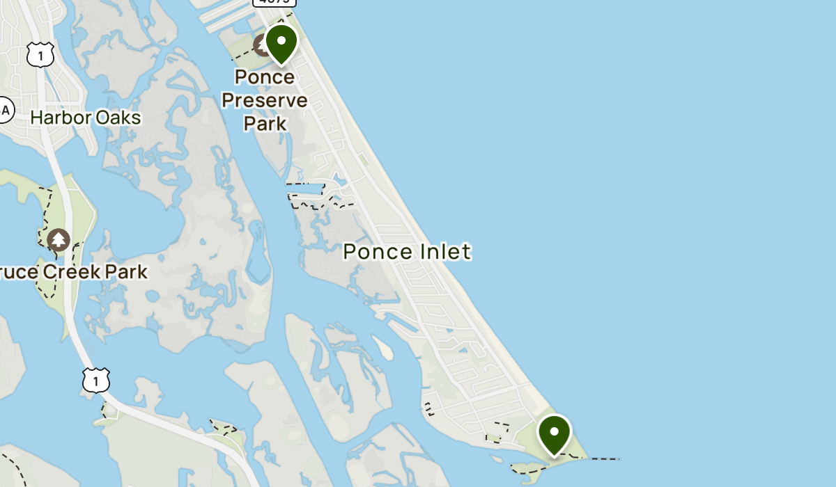 Ponce Inlet | List | Alltrails for Map of Ponce Inlet Florida