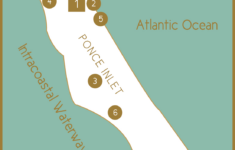 Ponce Inlet Map - Ponce Inlet Key within Map Of Ponce Inlet Florida