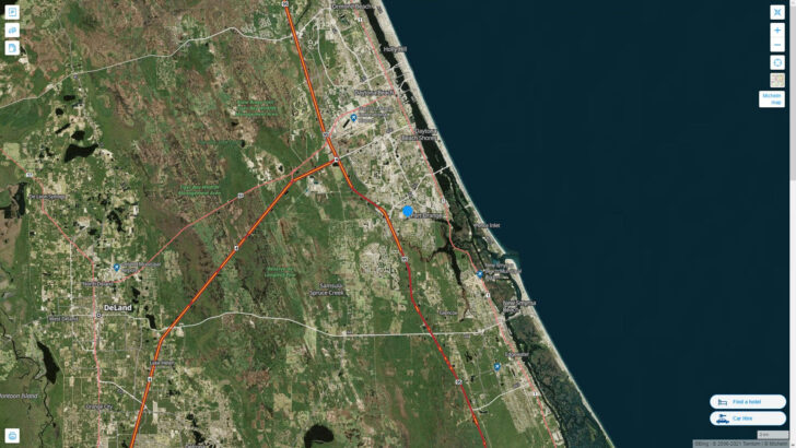 Map of Florida Port Orange
