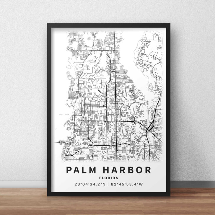 Map of Palm Harbour Florida