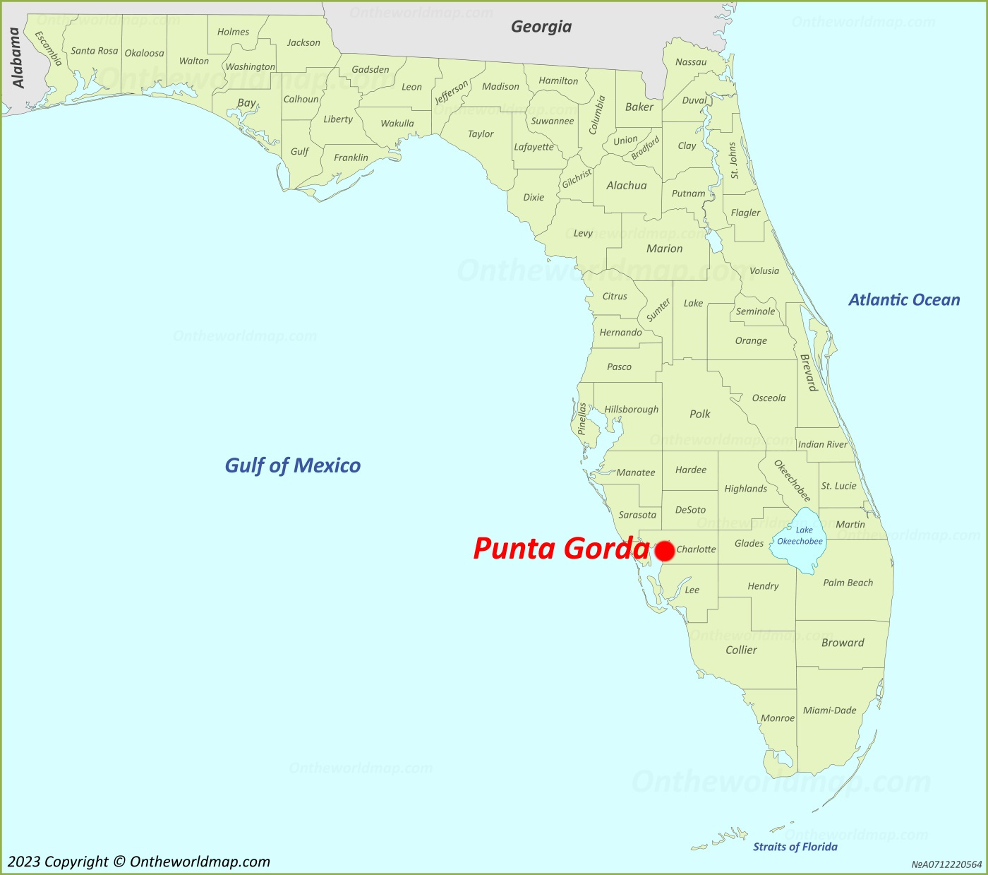 Punta Gorda Location On The Florida Map - Ontheworldmap throughout Punta Gorda Map Of Florida