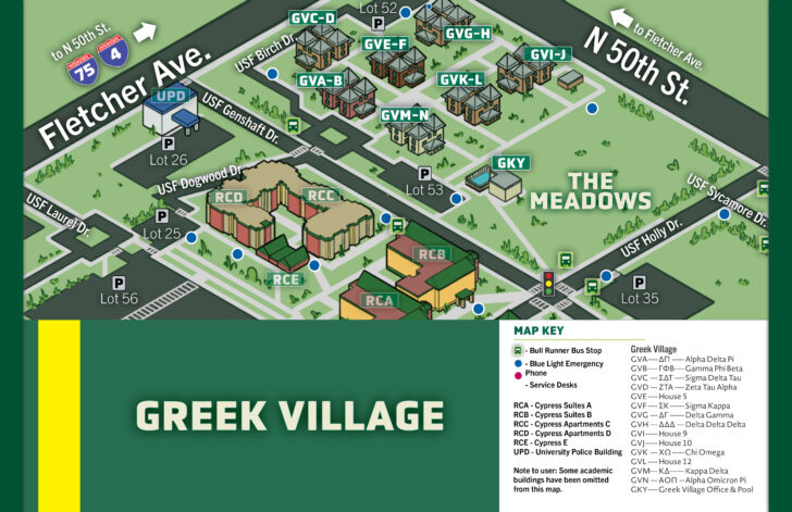 University of South Florida Tampa Campus Map
