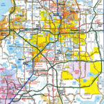 Road Map Of Orlando Florida Usa Street Area Detailed Free Highway Intended For Road Map Of Orlando Florida