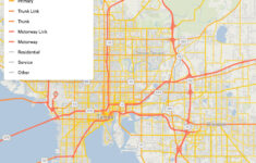 Roads In The City Of Tampa, Florida with regard to Map of Toll Roads in Tampa Florida
