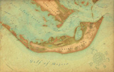Sanibel Island Fl Vintage Style Map – Waterproof Charts intended for Map Of Sanibel And Captiva Island Florida