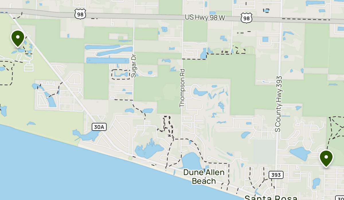 Santa Rosa Beach, Florida | List | Alltrails inside Map of Santa Rosa Beach Florida