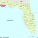 Santa Rosa Island Map | Florida, U.s. | Detailed Maps Of Santa With Map Of Santa Rosa County Florida