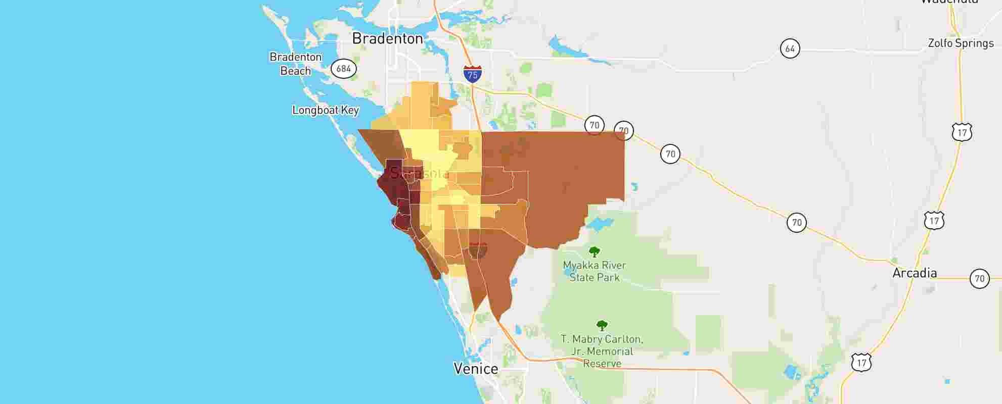 Sarasota, Fl Real Estate Market Data - Neighborhoodscout regarding Map Of Sarasota Florida Neighborhoods