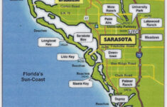 Sarasota Orientation Map for Map of Sarasota Florida