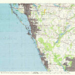 Sarasota Topographical Map 1:100,000, Florida, Usa For Elevation Map Of Sarasota Florida