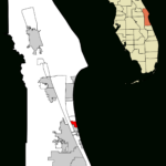 Satellite Beach, Florida   Wikipedia Pertaining To Map Of Florida Satellite Beach