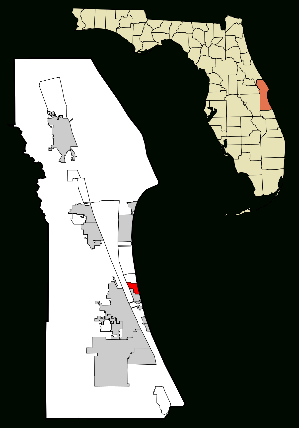 Satellite Beach, Florida - Wikipedia pertaining to Map of Florida Satellite Beach