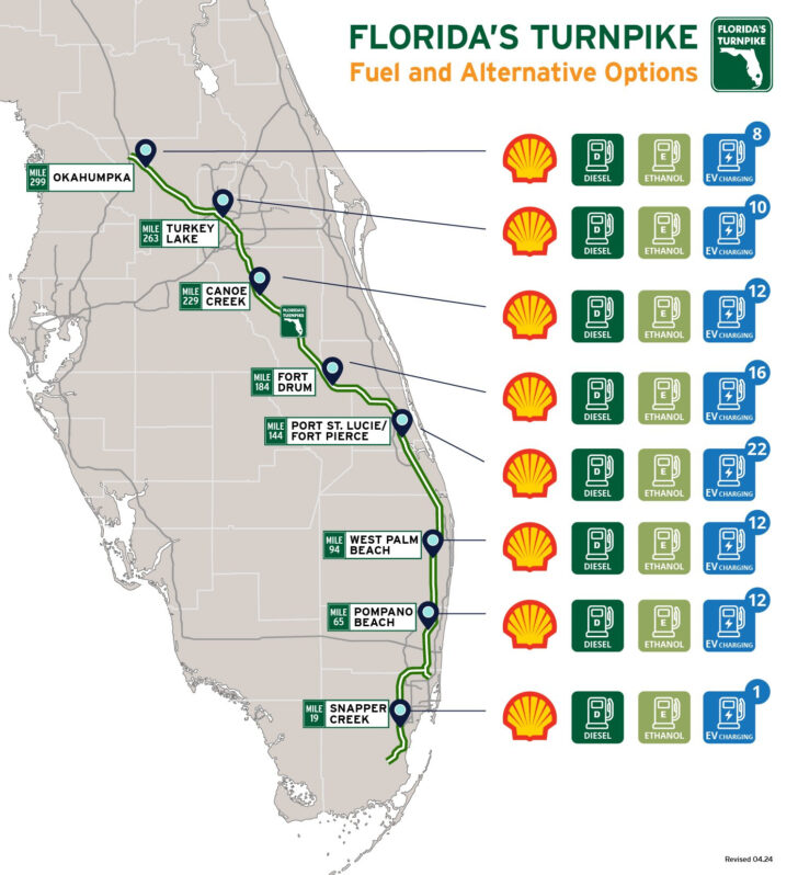 Florida Department of Transportation Map Mileage