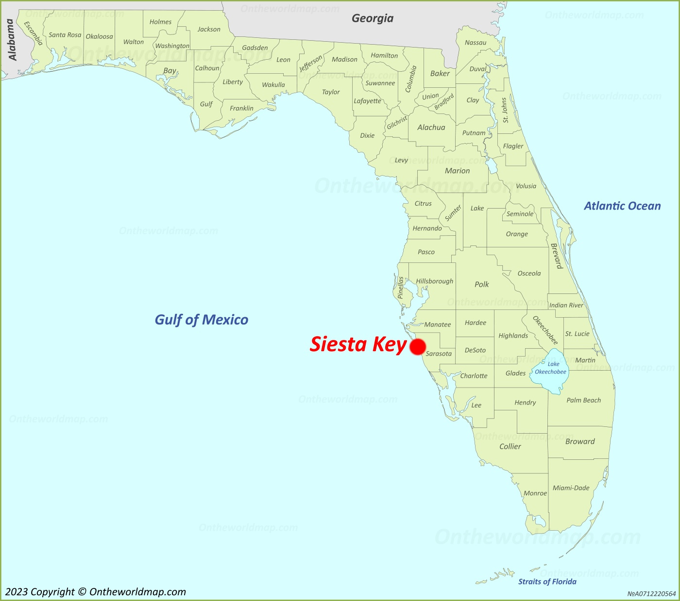 Siesta Key Map | Florida, U.s. | Detailed Maps Of Siesta Key throughout Map Of Siesta Key Beach Florida