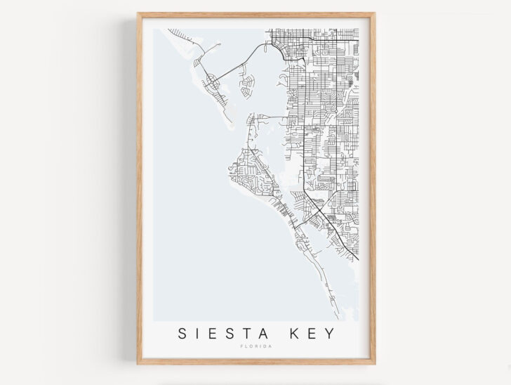Siesta Key Map of Florida