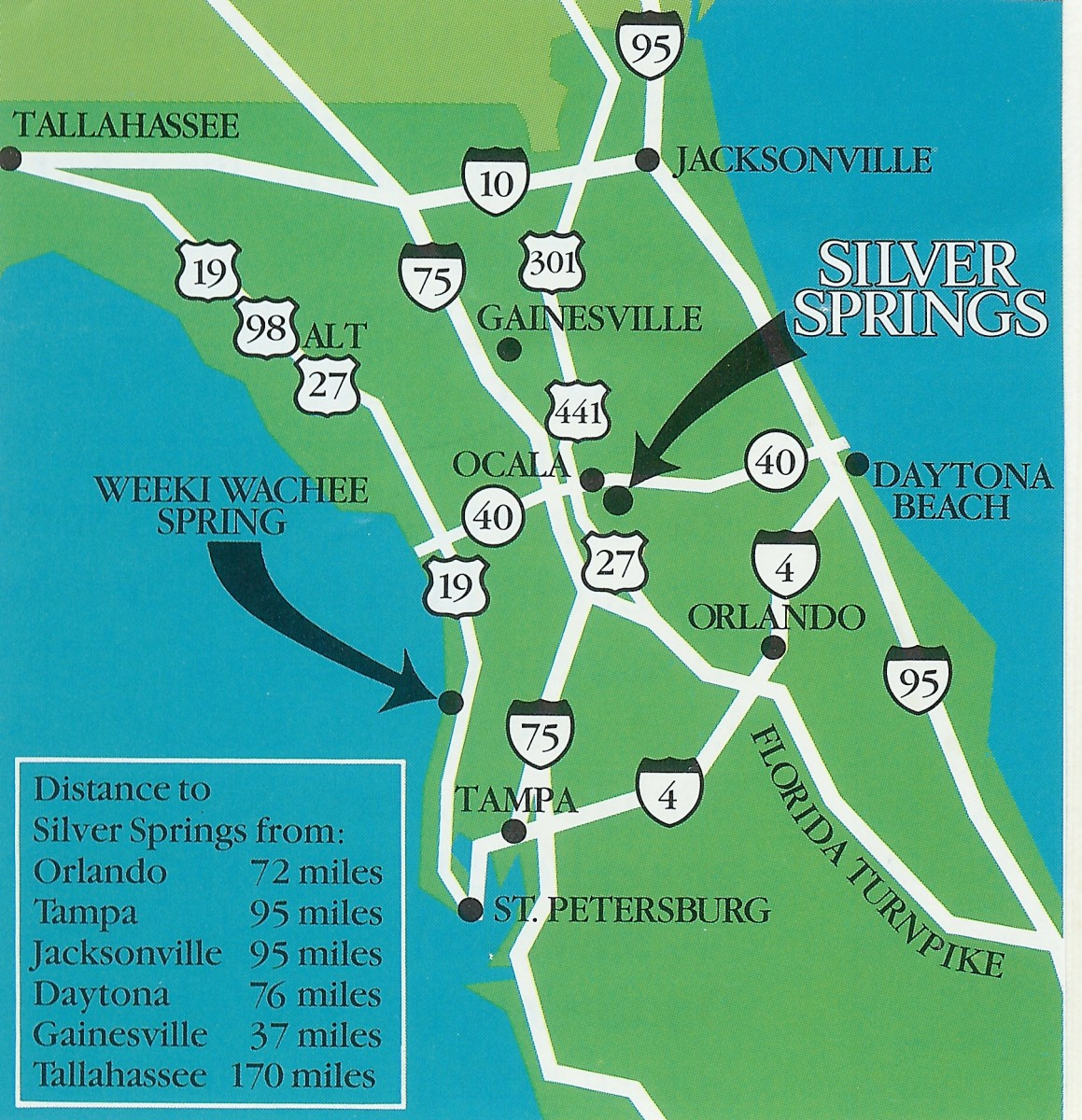 Silver Springs State Park In Florida (The Setting For &amp;quot;Tarzan with regard to Map of Silver Springs Florida