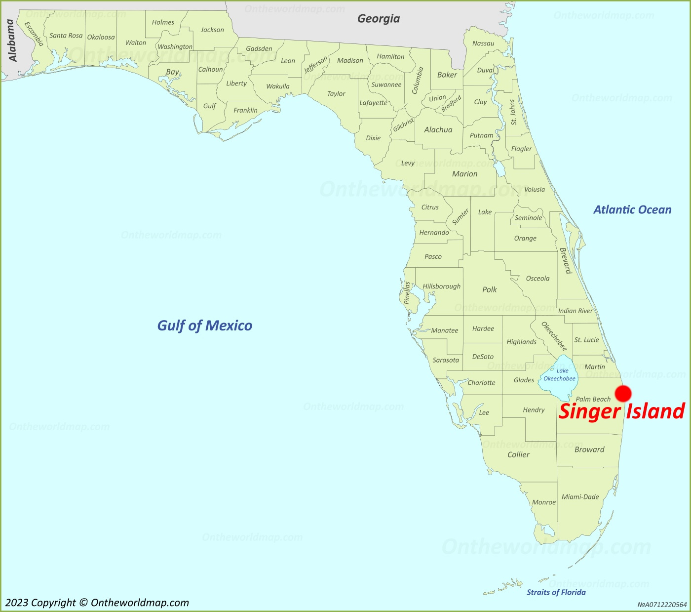 Singer Island Map | Florida, U.s. | Detailed Maps Of Singer Island within Map Of Singer Island Florida