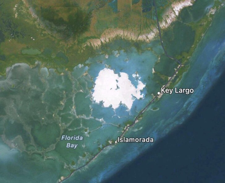 Google Map of the Florida Keys