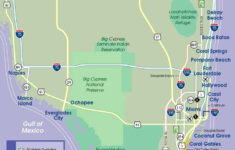 South Florida Map intended for Road Map Of Southern Florida