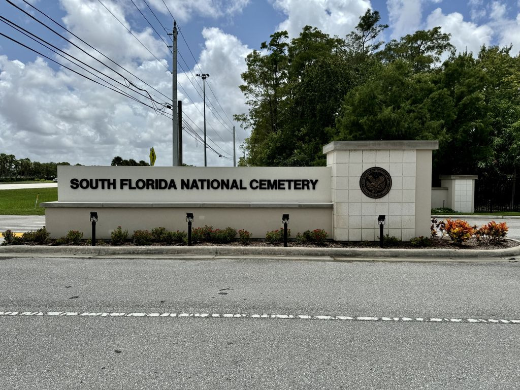 South Florida National Cemetery In Lake Worth Beach, Florida intended for Map of Florida National Cemetery