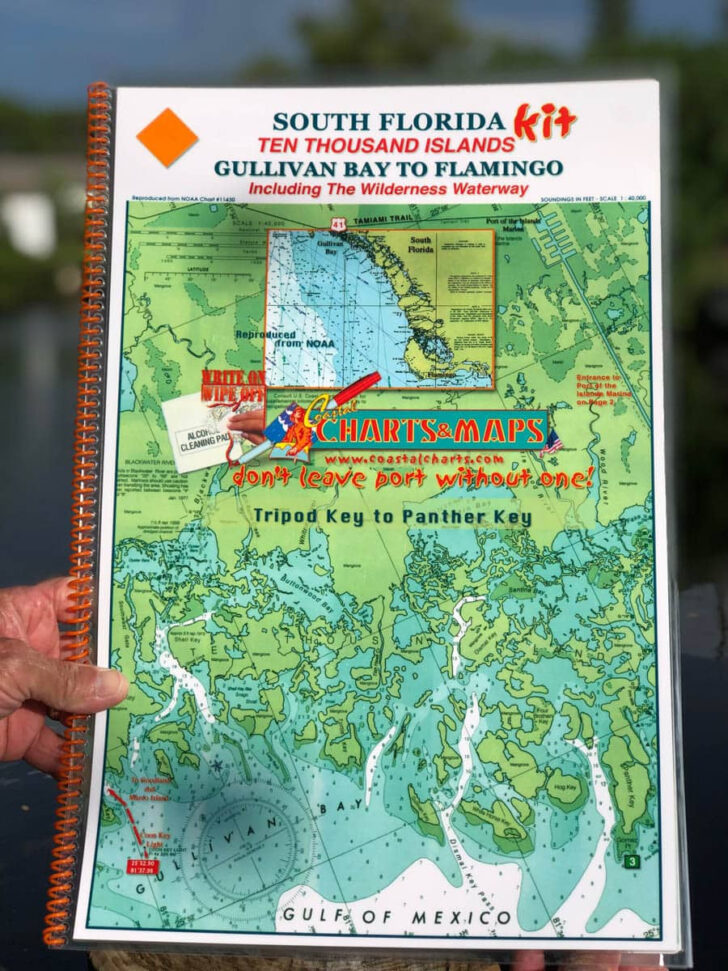 Map of Ten Thousand Islands Florida