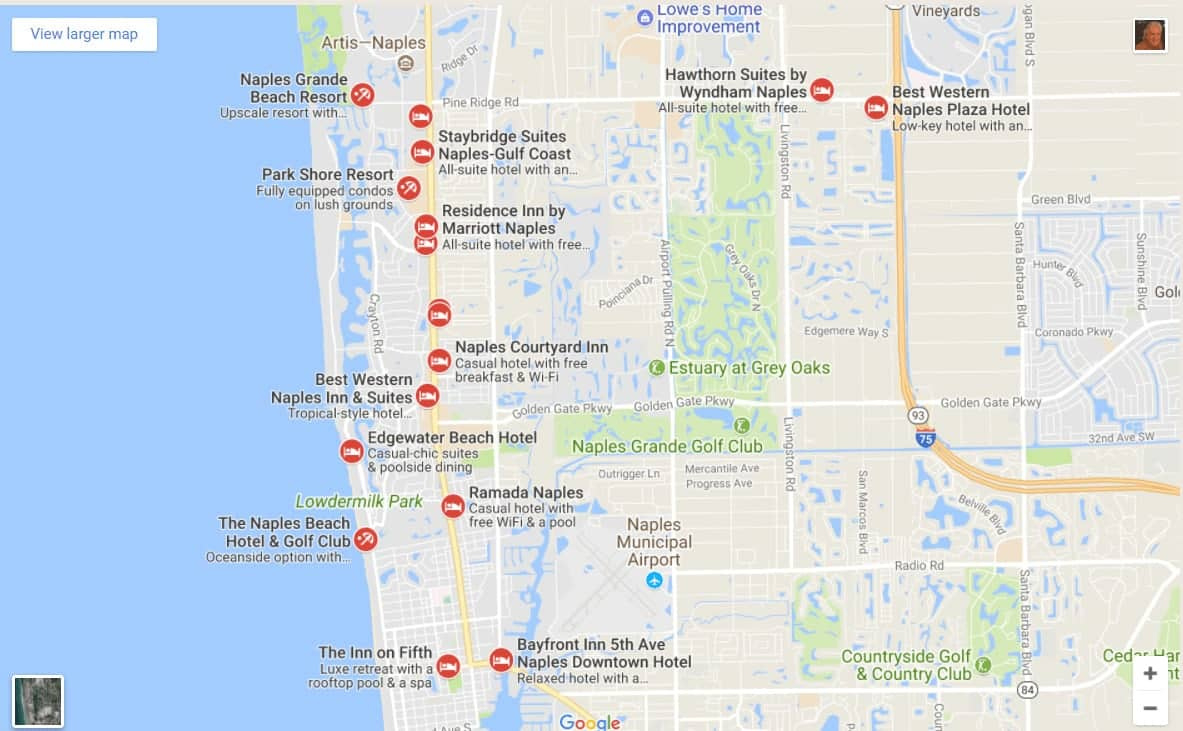 Southwest Florida Hotels &amp;amp; Accommodations throughout Map Of Hotels In Fort Myers Florida