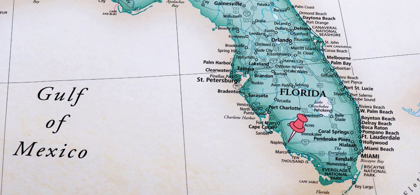 Southwest Florida Versus The Other Side - Steps To The Beach with regard to Map Of Naples Florida And Surrounding Area