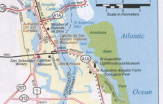 St Augustine Fl Road Map, Free Map Highway St Augustine City pertaining to Map of Florida Showing St Augustine
