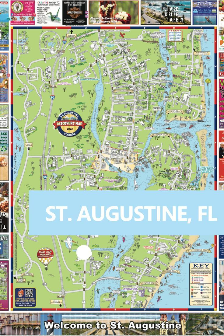St. Augustine, Florida for Map of Florida St Augustine Fl