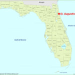 St. Augustine Location On The Florida Map   Ontheworldmap Regarding St Augustine On Map Of Florida