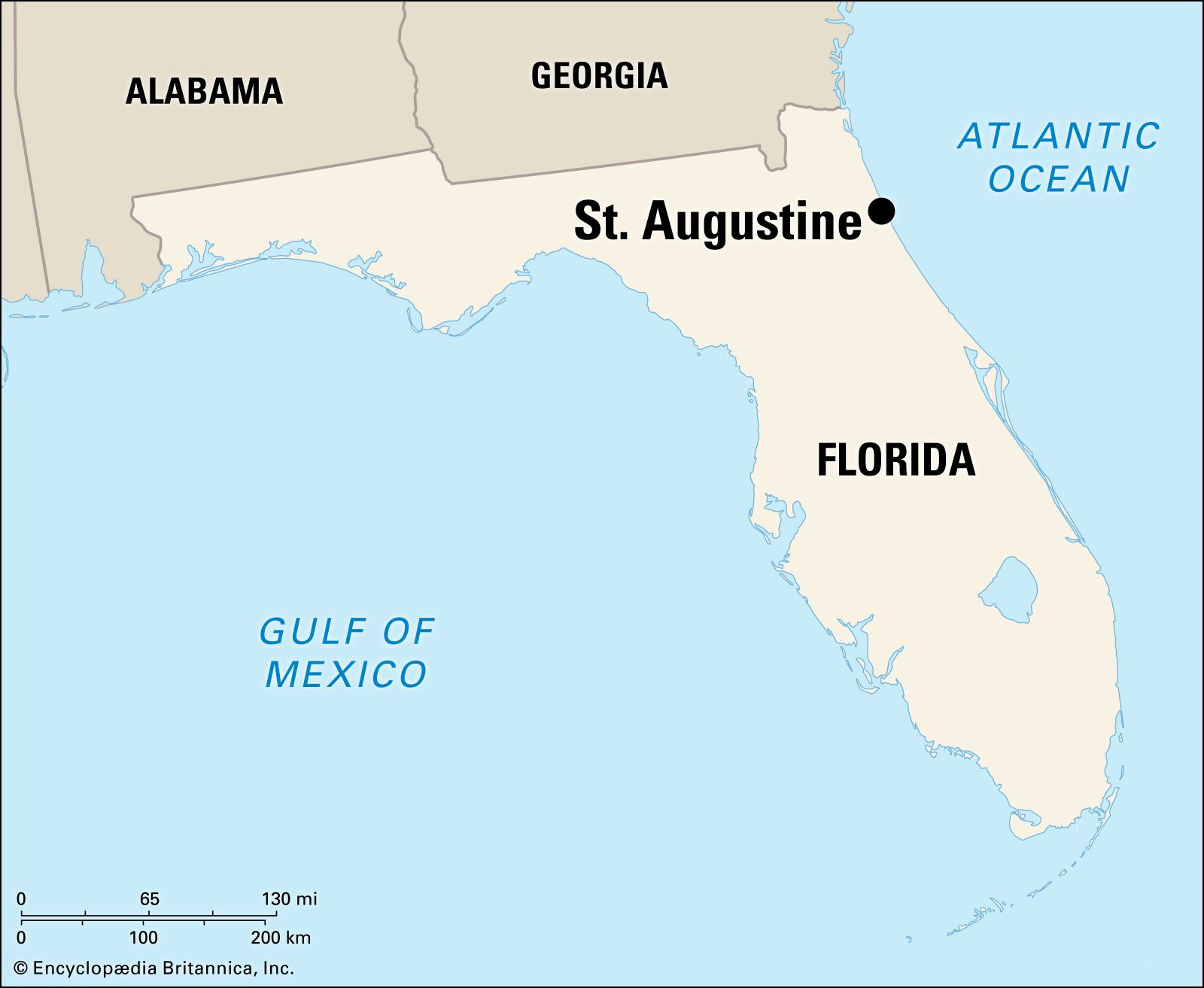 St. Augustine | Population, Maps, History, &amp;amp; Facts | Britannica for Map Of St Augustine Florida Area