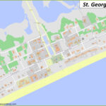 St. George Island Map | Florida, U.s. | Detailed Maps Of St With Regard To Map Of St George Florida