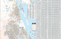 St Lucie, Fl Wall Mapkappa - The Map Shop within Map Of Florida St Lucie