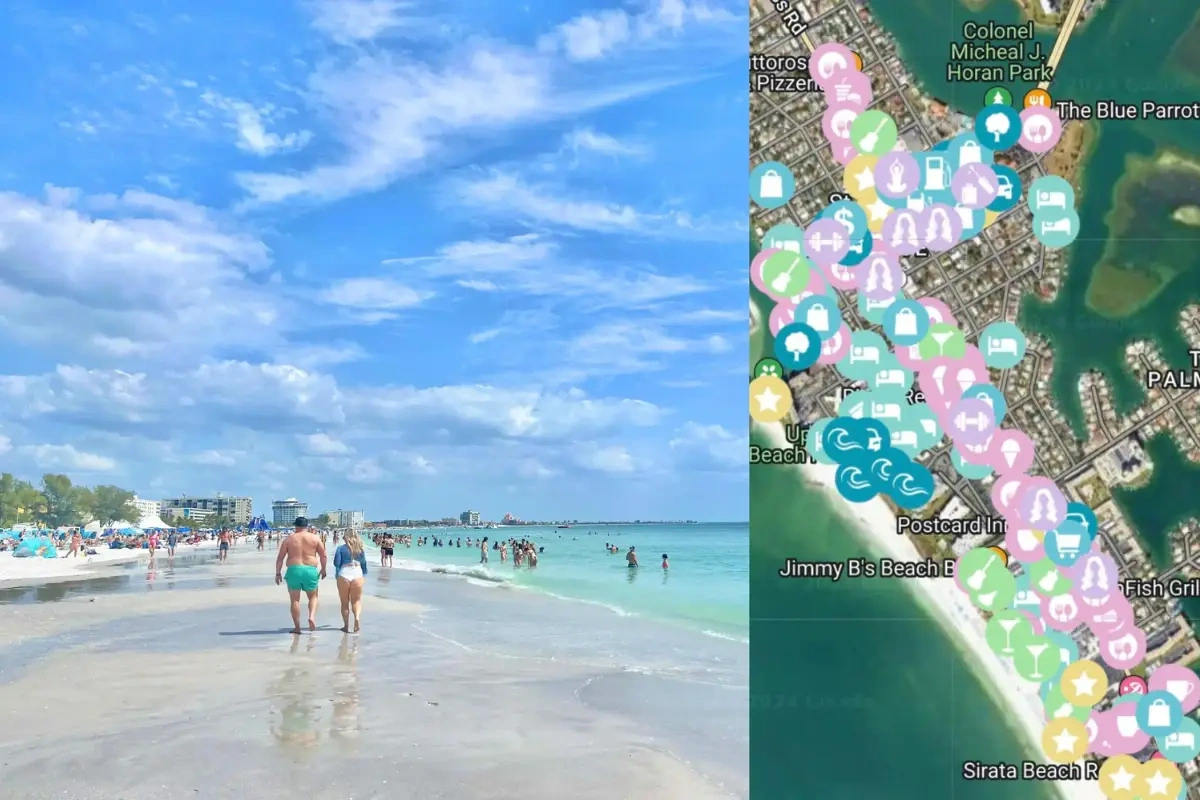St Pete Beach Map | Savable Google Map &amp;amp; Guide in Google Map Of St Petersburg Florida