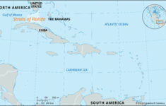 Straits Of Florida | Map, Gulf Of Mexico, Atlantic Ocean, &amp; Facts with Map Of Florida And Mexico