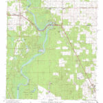 Suwannee River Topographic Map 1:24,000 Scale, Florida Throughout Map Of Suwannee County Florida