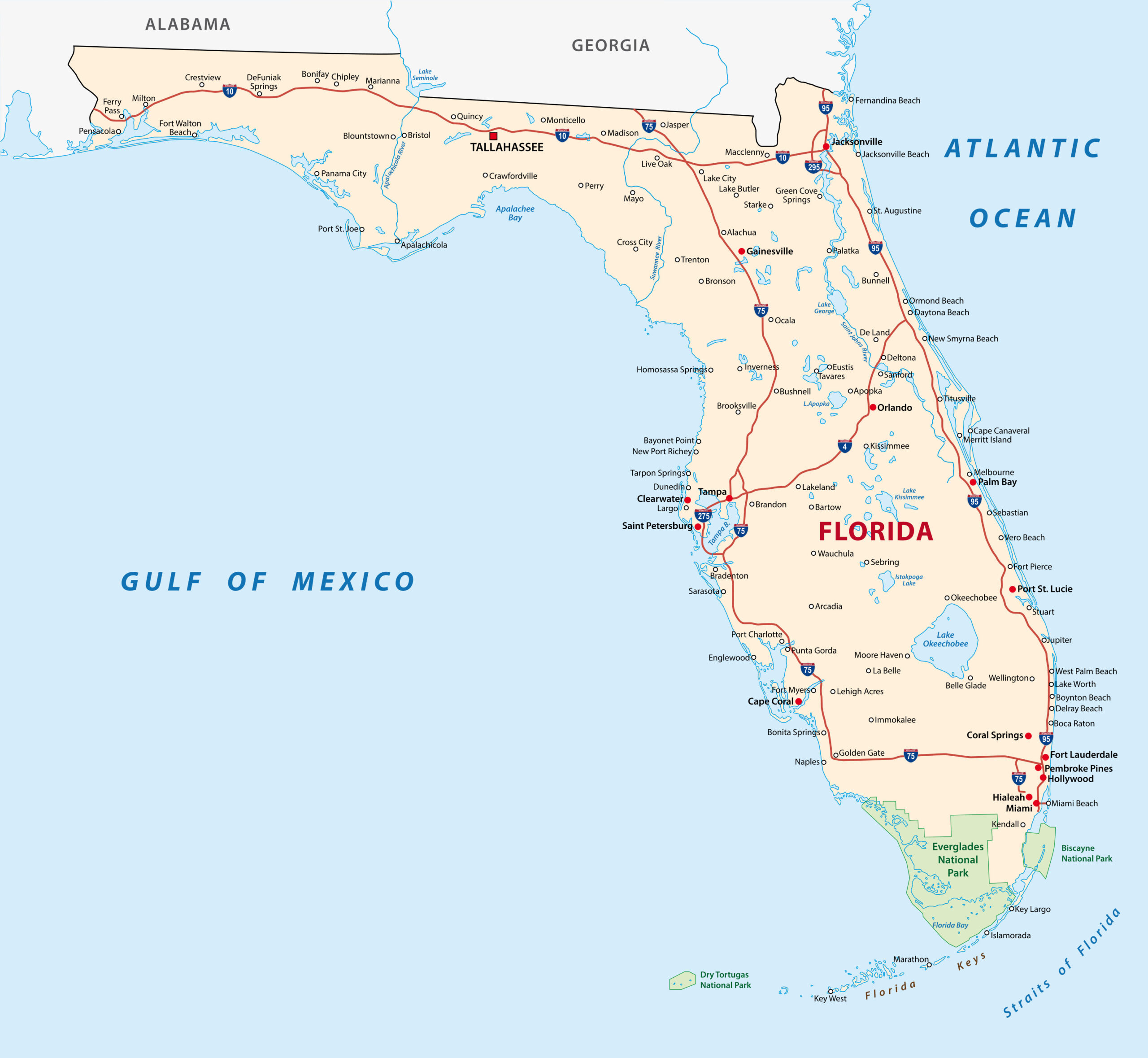 Take A Look At Florida&amp;#039;S Map! | Villas Of Paradise for Map Of Barrier Islands Florida
