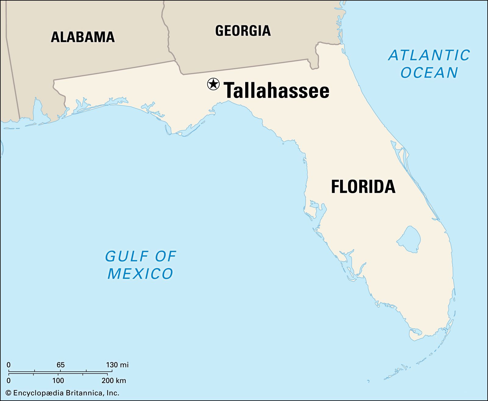 Tallahassee | Florida Capital City, Map, &amp;amp; History | Britannica inside Capital Of Florida On A Map