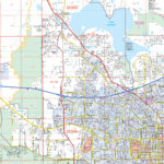 Tallahassee & Leon County, Fl Wall Mapkappa   The Map Shop Regarding City Map Of Tallahassee Florida