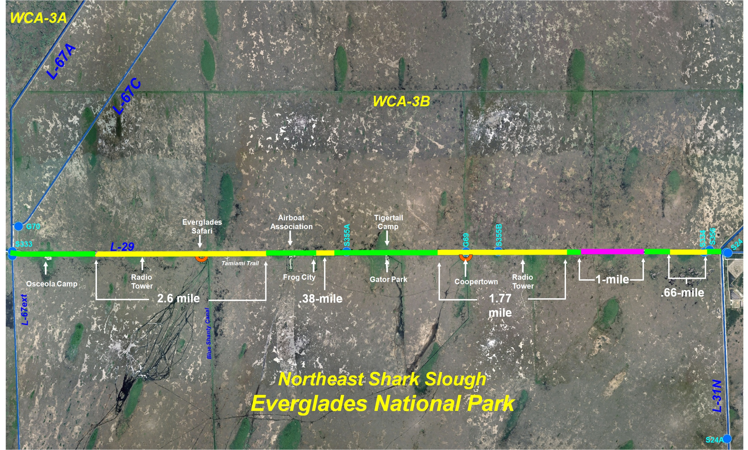 Tamiami Trail: Next Steps (U.s. National Park Service) pertaining to Map Of Tamiami Trail Florida