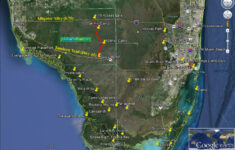 Tamiami Trail To Alligator Alley The Hard Way – Through Hiking The with regard to Map of Alligator Alley Florida